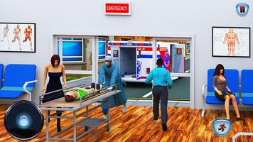 Real Doctor Simulator Heart Surgery Hospital Games پوسٹر