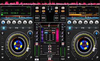 Turntable DJ Mixer ポスター