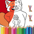 Turning Red Coloring Book APK