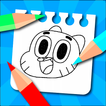 Libro para colorear de Gumball