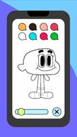Libro para colorear de Gumball captura de pantalla 3