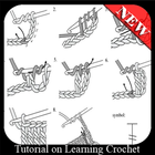 tutorial sobre el aprendizaje de crochet icono