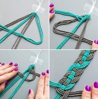 Tutorial creativo de brazalete de bricolaje captura de pantalla 2