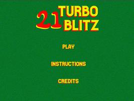 21 Turbo Blitz Plakat