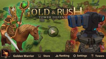 gold rush td: jeu de défense d Affiche
