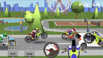 Indonesia Drag Moto Racing 3D captura de pantalla 1