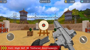 Sniper Range Target Shooter - Gun Shooting World Affiche