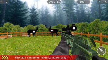 Sniper Range Target Shooter - Gun Shooting World captura de pantalla 1