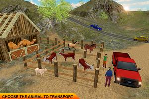 پوستر Farm Animal Transport Truck Si