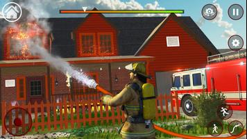 Real Firefighter Simulator: 3D स्क्रीनशॉट 1