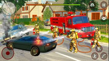 Real Firefighter Simulator: 3D capture d'écran 3