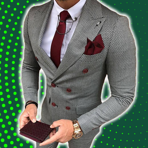 Men Suit Photo Montage