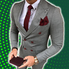 Men Suit Photo Montage icon