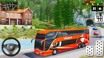 Real City Bus Parking Games 3D 海报