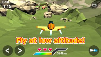 Low-flying:Fly! Drill Airplane Affiche