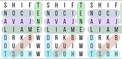 Word Search -  Block Puzzle Affiche