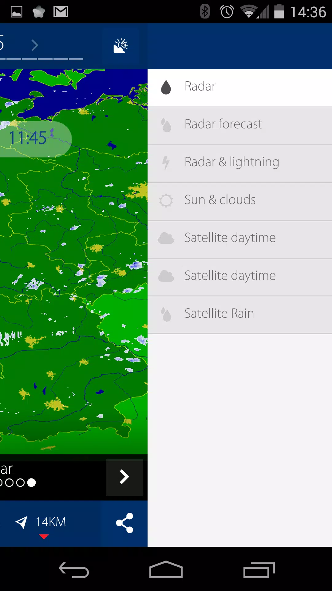 Realtime rainradar Europe APK for Android Download