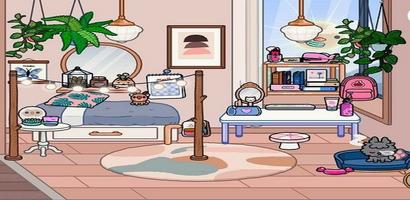 پوستر TOCA house room idea wallpaper