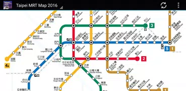 台北MRT地図2023