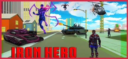 Spider Hero vs Iron Avenger poster