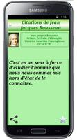 Citation Jean Jacques Rousseau capture d'écran 2