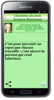 Citation Jean Jacques Rousseau capture d'écran 3
