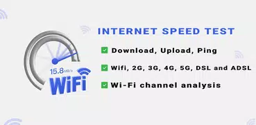 Test De Velocidad De Internet - medidor de wifi