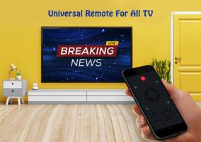 TV Remote - Universal Remote Control for All TV الملصق