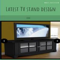 Latest TV stand design poster