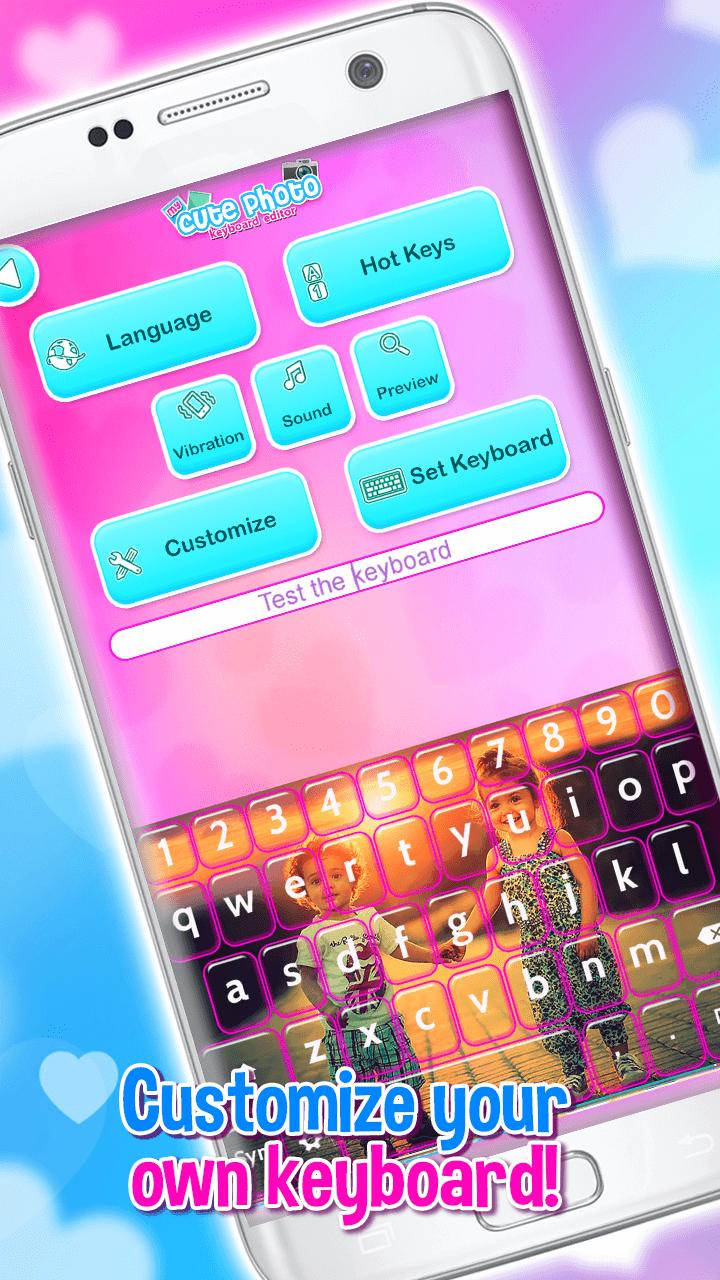 Android 用の 私のかわいい キーボード 着せ替え 写真 Apk をダウンロード