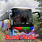 Tamil nadu map mod bussid icône