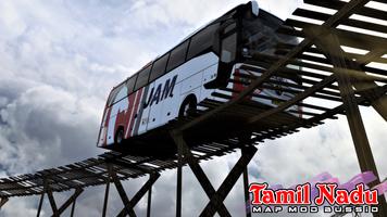 Tamil nadu map mod bussid Affiche