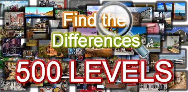 Find the difference 500 levels