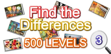 Find the difference 500 levels