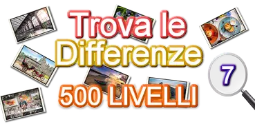 Trova differenza 500 livelli
