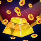3D Gold Stack! آئیکن