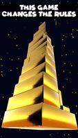 3D Gold Stack! الملصق