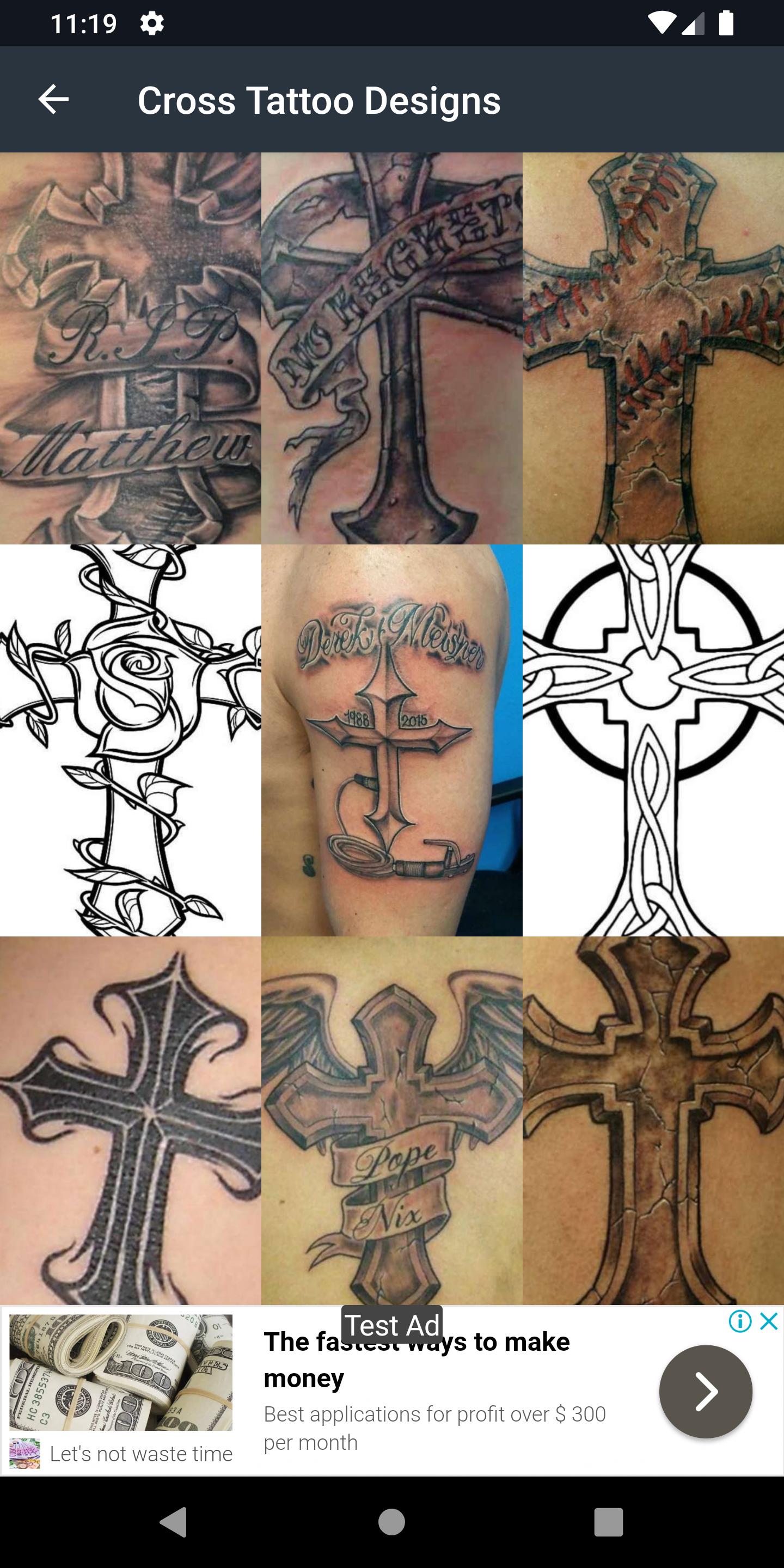 Cross Tattoo Designs For Android Apk Download