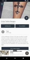 برنامه‌نما Cross Tattoo Designs عکس از صفحه