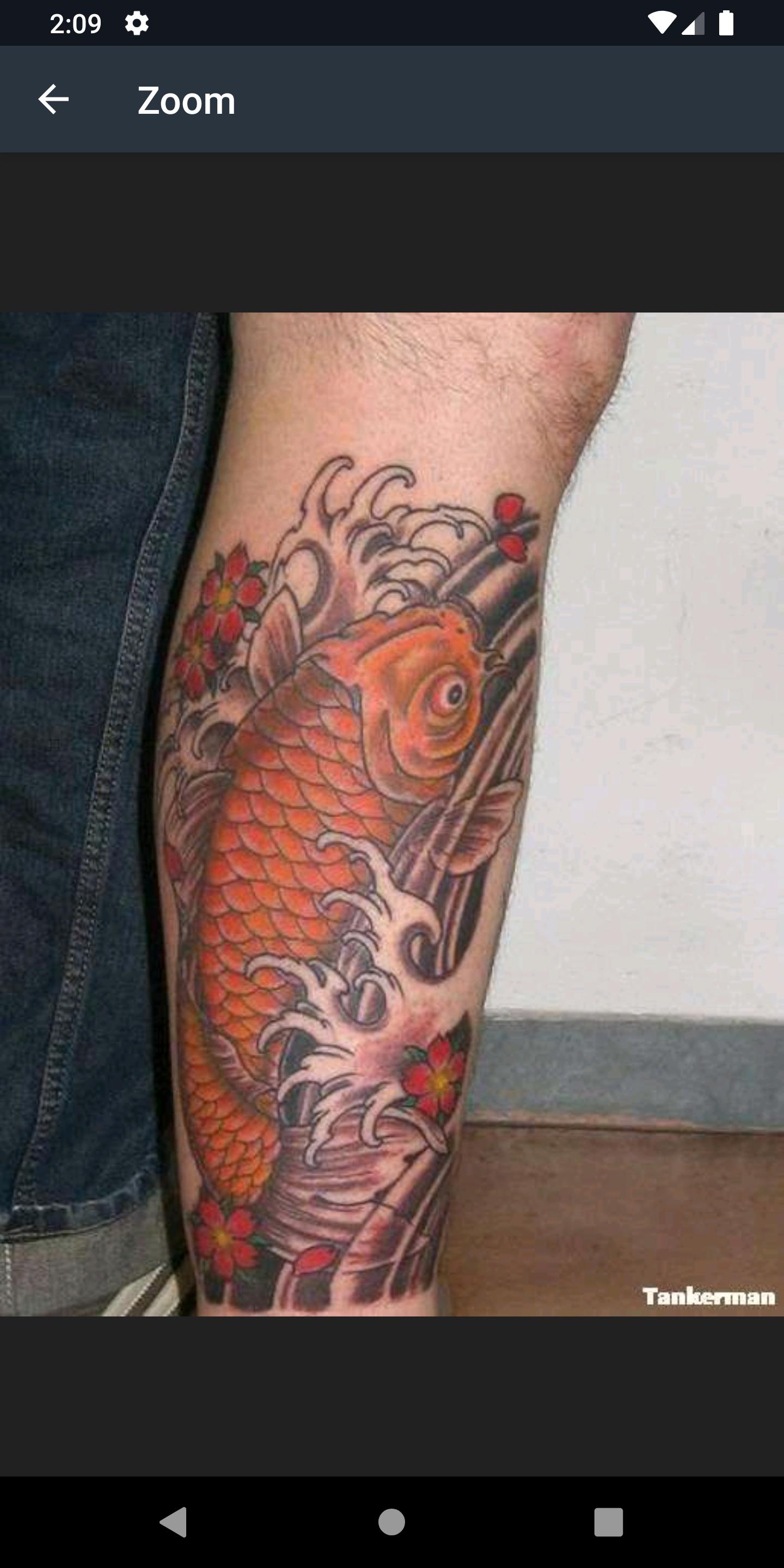 Paling Populer 25 Gambar  Tato Di Lengan Ikan  Koi  Gambar  