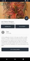 2 Schermata Lily Tattoo Designs