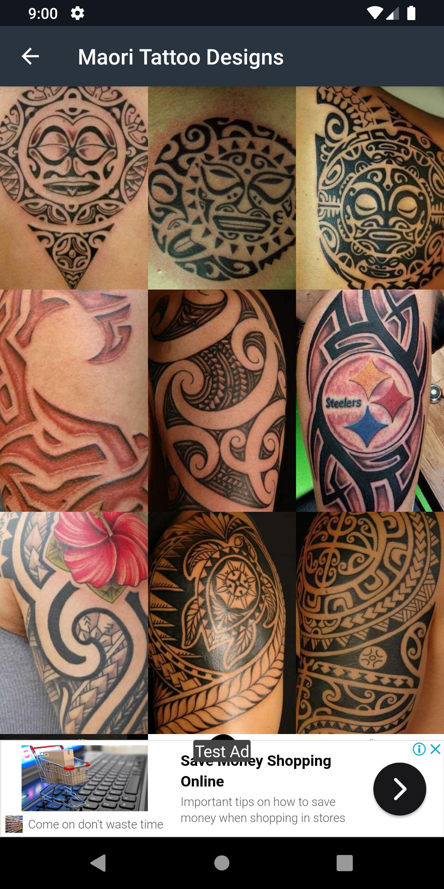 Maori tattoo muster