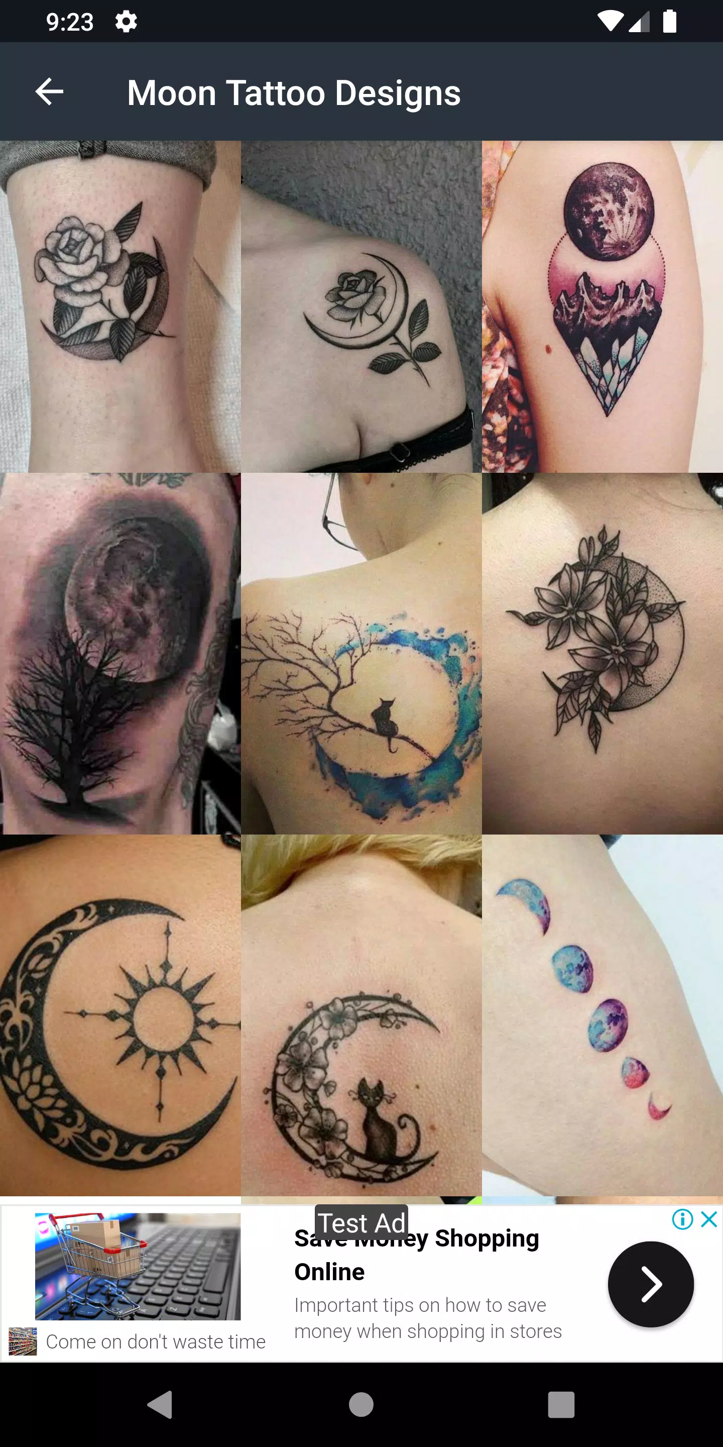 Moon Tattoo Designs For Android Apk Download