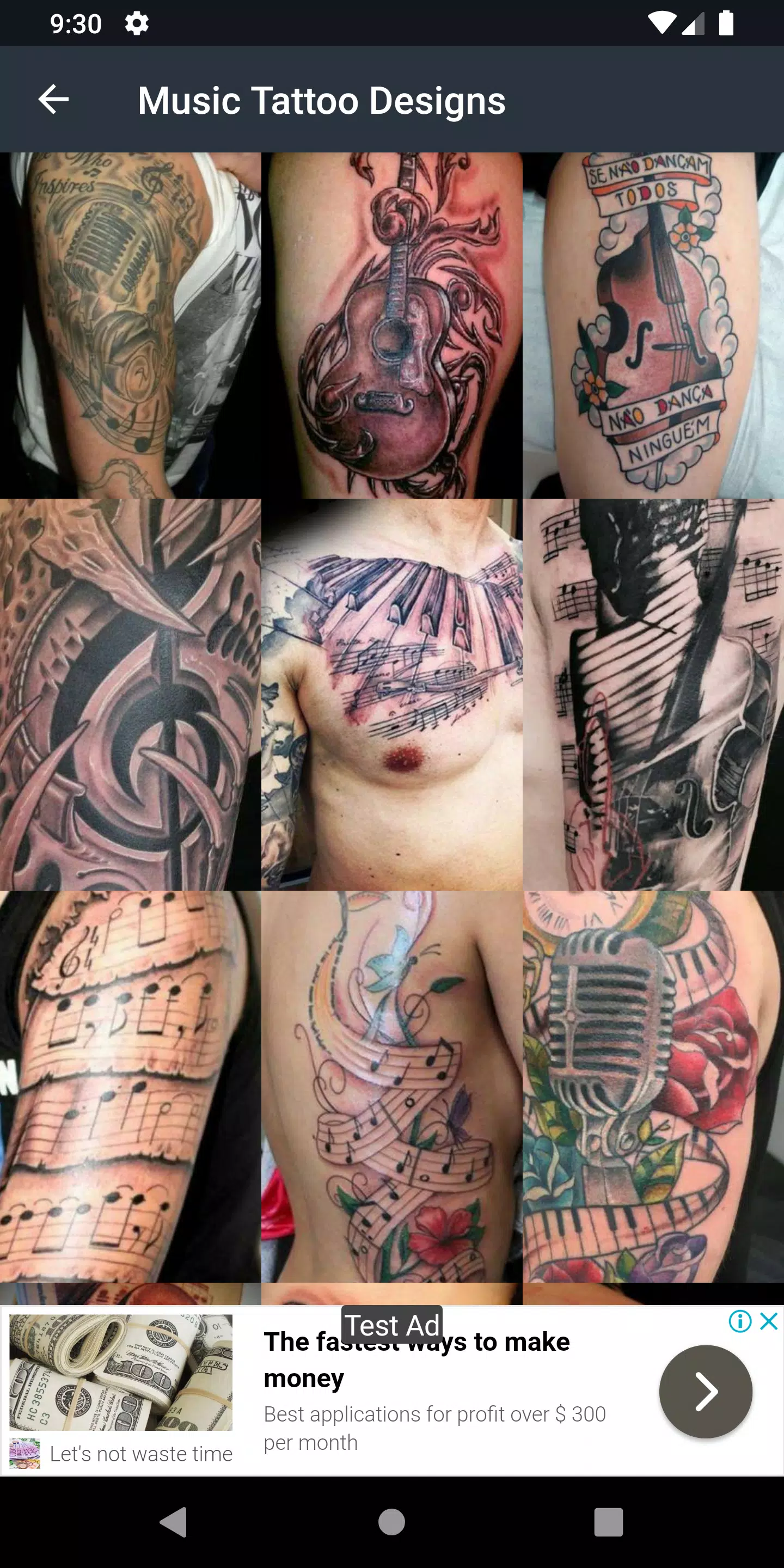 music tattoo sketches