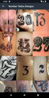 Number Tattoo Designs capture d'écran 1