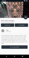 Wolf Tattoo Designs capture d'écran 2