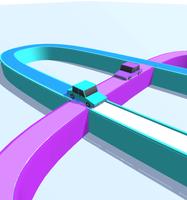 Draft Race 3D-Roller Road Game 海报