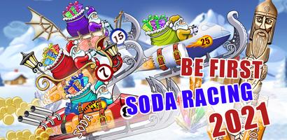 Santa Claus Arcade Soda Racing Affiche