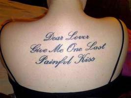 Tattoo Quotes پوسٹر