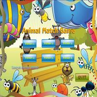 Animal Match Game poster